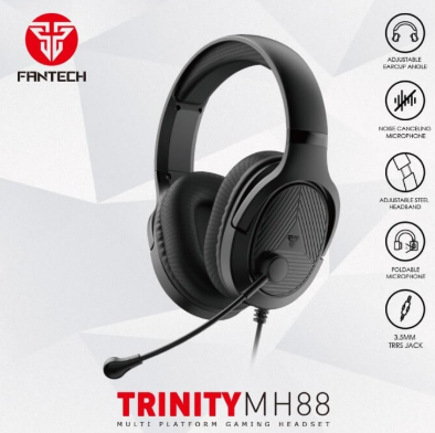 FANTECH TRINITY MH88 Gaming Headset (Black and White) FANTECH TRINITY MH88 Gaming Headset (Black and White)